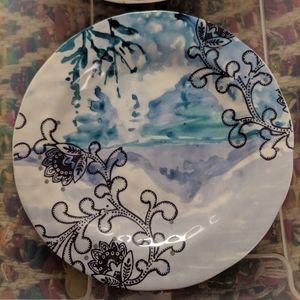 Anthropologie watercolor dessert plates, set of 6